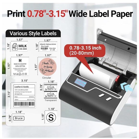 Orgbro Z3 Label printer - Picture 2 of 7